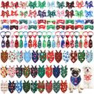 Bandanas de Natal para cães Bulk Reginary 120 unidades para animais de estimação Bandanas de Natal para cães Bulk Reginary 120 unidades para animais de estimação