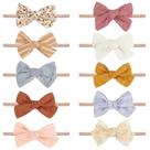 Bandanas e laços VISBL Baby Girl Faixas de cabelo de nylon