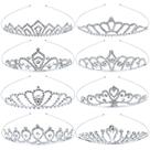 Bandanas em Sowni Princess Tiara Crown Rhinestone Silver x8