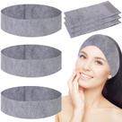 Bandanas faciais descartáveis de spa PINKXHY 128 peças cinza Bandanas faciais descartáveis de spa PINKXHY 128 peças cinza
