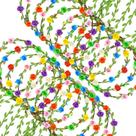Bandanas Flower Crown HONLYNE, cores variadas, 24 horas por dia, para festa
