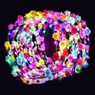 Bandanas Flower Crowns HONLYNE LED 54 unidades para mulheres