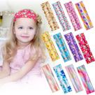 Bandanas Juexica para meninas Elastic Butterfly Unicorn Tie Dye Bandanas Juexica para meninas Elastic Butterfly Unicorn Tie Dye