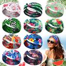 Bandanas Jutom Beach Boho Elastic Tropical Turbante x10