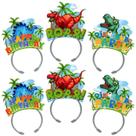 Bandanas KKBES Happy Birthday Dinosaur Party 12 peças Bandanas KKBES Happy Birthday Dinosaur Party 12 peças