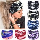 Bandanas largas Awumbuk para mulheres, faixa de turbante com nós x6