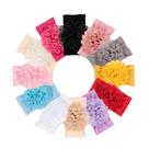 Bandanas Nishine Baby Girls Nylon Flower Turbant, pacote com 12