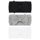 Bandanas para Bebê com Laços - 3 Unidades de Nylon Bandanas para Bebê com Laços - 3 Unidades de Nylon