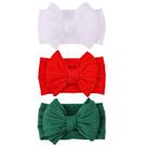 Bandanas para bebês e meninas LemonSpace Nylon Bow, pacote com 3 unidades de Natal Bandanas para bebês e meninas LemonSpace Nylon Bow, pacote com 3 unidades de Natal