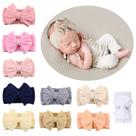 Bandanas para bebês EUBUY, elástico e macio, nylon com laços, 10 unidades