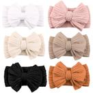 Bandanas para bebês Niceye, macio e elástico, nylon com laços, pacote com 6 Bandanas para bebês Niceye, macio e elástico, nylon com laços, pacote com 6