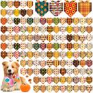 Bandanas para cães Sanwuta Fall Thanksgiving 120 unidades para animais de estimação Bandanas para cães Sanwuta Fall Thanksgiving 120 unidades para animais de estimação