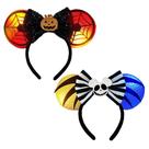 Bandanas Tarocynn Halloween Mouse Ears com luz LED, pacote com 2 unidades