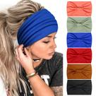 Bandanas Tobeffect African Boho Wide Hairband para mulheres Bandanas Tobeffect African Boho Wide Hairband para mulheres