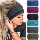 Bandanas Tobeffect African Boho Wide Hairband para mulheres Bandanas Tobeffect African Boho Wide Hairband para mulheres