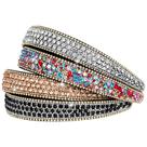 Bandanas Wecoe Rhinestone Fashion Glitter Diamond, pacote com 4