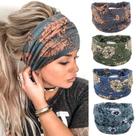 Bandanas YONUF Wide Boho para moda feminina, pacote com 4