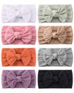 Bandas de cabelo, jollybows, 8 peças de nylon, cabeça de bebê, laço, elástico Bandas de cabelo, jollybows, 8 peças de nylon, cabeça de bebê, laço, elástico