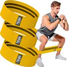 Bandas de resistência ao exercício Tribe Lifting Hip Circle Yellow
