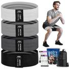 Bandas de resistência Vergali 4 Booty Bands para treino com guia