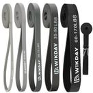 Bandas de Resistência WIKDAY com Âncora de Porta - 5 Níveis de Intensidade