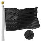 Bandeira ADVELILD Black American 4x6 pés Outdoor Heavy Duty