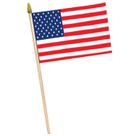Bandeira Americana Beistle Rayon 28 x 46 cm