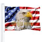 Bandeira americana Fcllcox 3x5 pés ao ar livre, EUA, poliéster patriótico