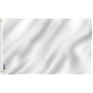 Bandeira Anley Fly Breeze Branco Sólido 120x180cm Poliéster