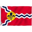 Bandeira Anley Fly Breeze Cidade de St Saint Louis 90x150cm Poliéster