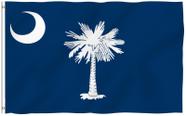 Bandeira Anley Fly Breeze, estado da Carolina do Sul, 90x150cm, poliéster