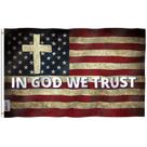 Bandeira Anley Fly Breeze In God We Trust 90x150cm Poliéster Bandeira Anley Fly Breeze In God We Trust 90x150cm Poliéster