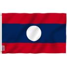 Bandeira Anley Fly Breeze Laos 90x150cm Poliéster com ilhós