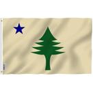 Bandeira Anley Fly Breeze Maine State 90x150cm poliéster Bandeira Anley Fly Breeze Maine State 90x150cm poliéster