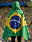 Bandeira Brasil Body Flag Capa Torcedor 150x90cm Poliéster Copa do Mundo