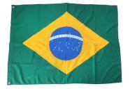 Bandeira Brasil Bordada 2 Panos Oficial (0,90 X 1,30m) Bandeira Brasil Bordada 2 Panos Oficial (0,90 X 1,30m)