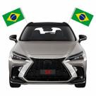Bandeira Brasil Carro Copa Do Mundo Kit 4 Peças