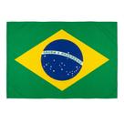 Bandeira Brasil Tecido Com Haste Branca 60x90 Nacional Bandeira Brasil Tecido Com Haste Branca 60x90 Nacional