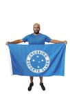 Bandeira Cruzeiro E.C Oficial Licenciada 1 Face 71 X1,28 Bandeira Cruzeiro E.C Oficial Licenciada 1 Face 71 X1,28