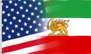 Bandeira da amizade EMFXDT America and Old Iran, poliéster de 4 x 6 pés