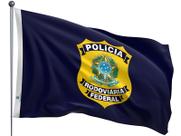 Bandeira da PRF - Polícia Rodoviária Federal Uma Face Estampada Tamanho 90x128cm