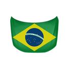 Bandeira De Brasil Para Capô De Carro 145 X 105Cm Unidade Bandeira De Brasil Para Capô De Carro 145 X 105Cm Unidade