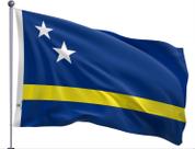 Bandeira de Curaçao Uma Face Estampada Tamanho 70x100cm