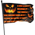 Bandeira de Halloween VOZUN Scary Ghost Smile Pumpkin 90x150cm