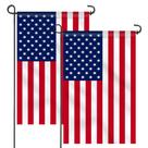 Bandeira de jardim Anley USA American United States 45x30cm (pacote com 2)