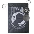 Bandeira de jardim Hostey US bordada Pow Mia 30x45cm poliéster
