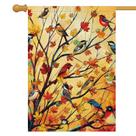 Bandeira de jardim Louise Maelys Welcome Fall 71 x 102 cm frente e verso