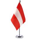 Bandeira de mesa Bandeira austríaca 14x21cm Poliéster