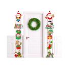 Bandeira De Natal Com Papai Noel E Boneco De Neve, Decoração Para Casa, Ornamentos De Ano Novo