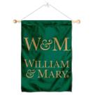 Bandeira de parede de janela pendurada com bandeira College William & Mary